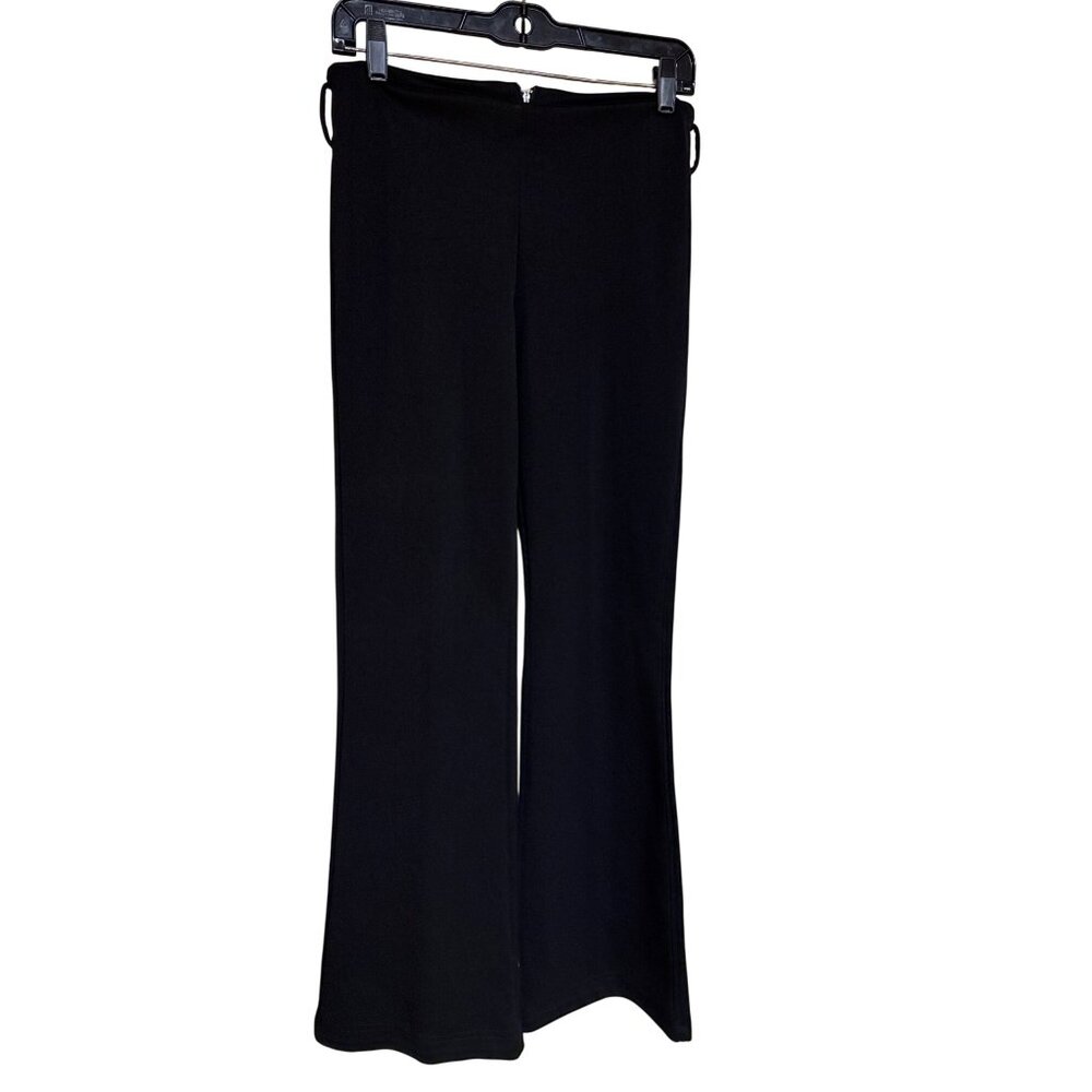 Vintage No Boundaries 7 Black High-Waisted Stretch Flare Pants